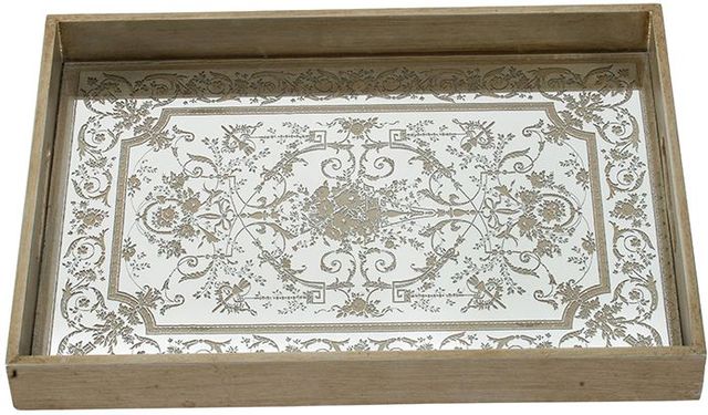 A & B Home Gold Decorative Tray-2