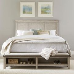 Liberty Ivy Hollow White Queen Storage Bed