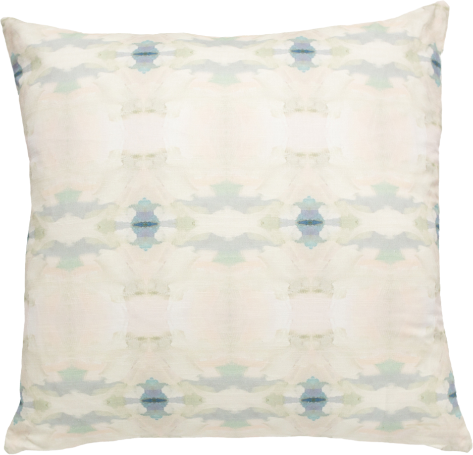 Laura Park Designs Coral Bay Pale Blue  22" x 22" Throw Pillow