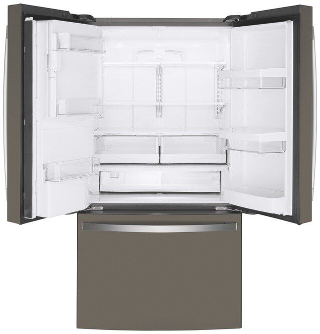 GE® 22.1 Cu. Ft. Fingerprint Resistant Slate Counter Depth French Door Refrigerator 1