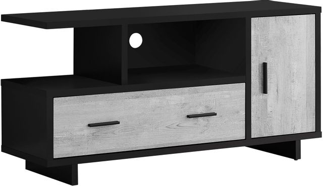 Monarch Specialties Inc. Grey Reclaimed Wood 48" TV Stand