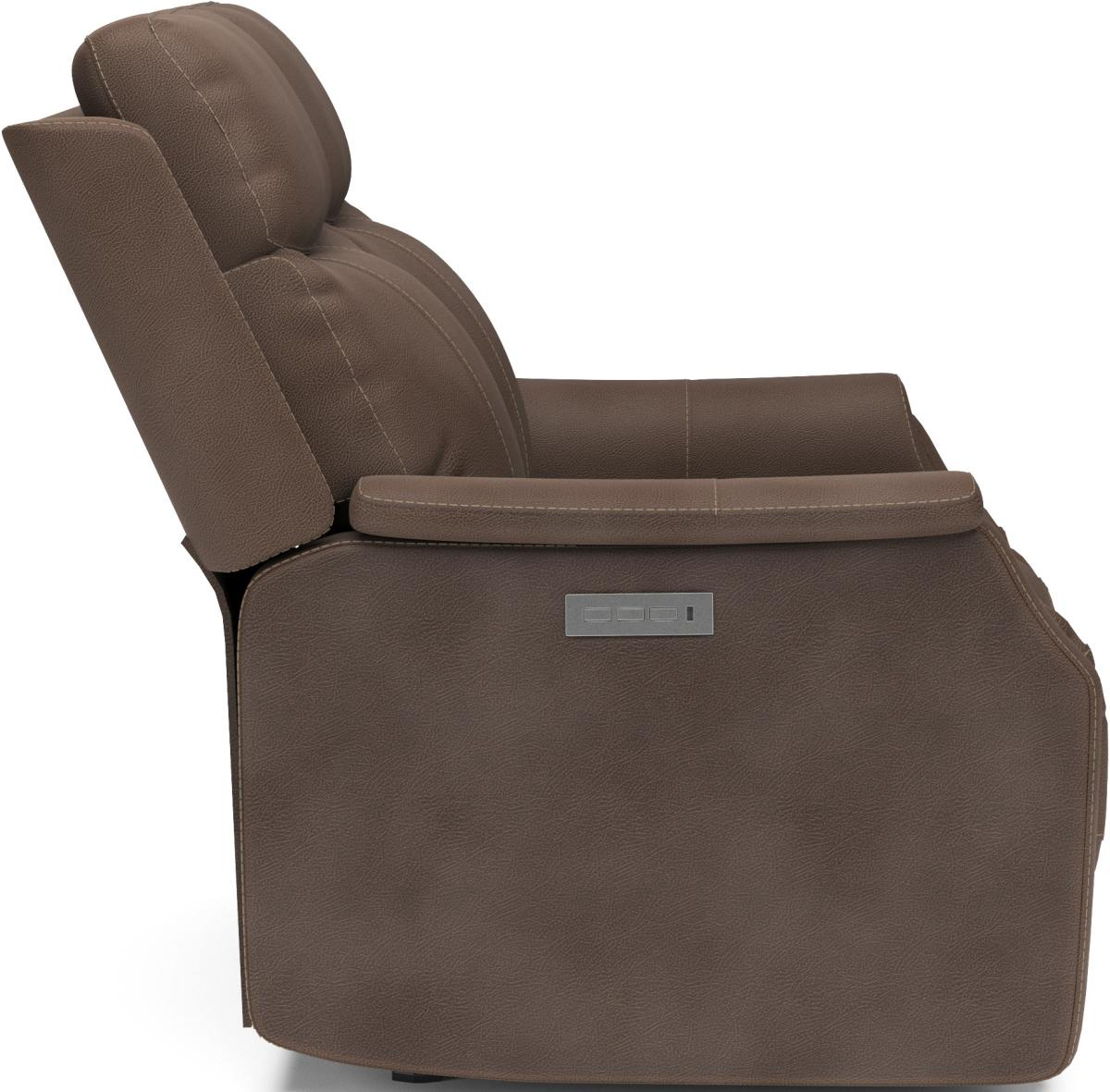 Flexsteel® Easton Brown Power Reclining Loveseat With Power Headrests ...