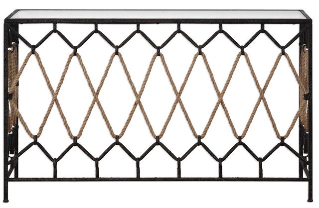 Uttermost Darya Black Console Table
