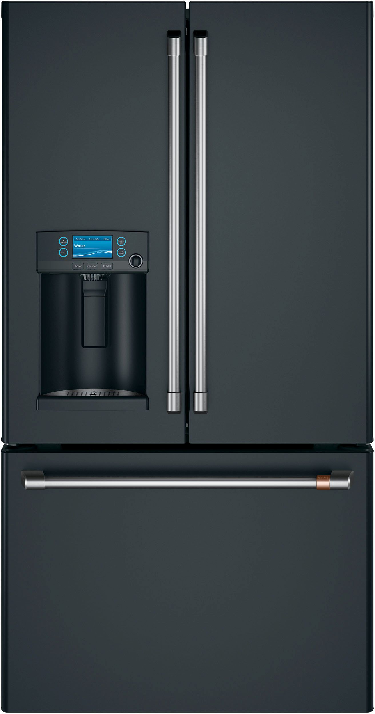 Café™ 27.8 Cu. Ft. Matte Black French Door Refrigerator
