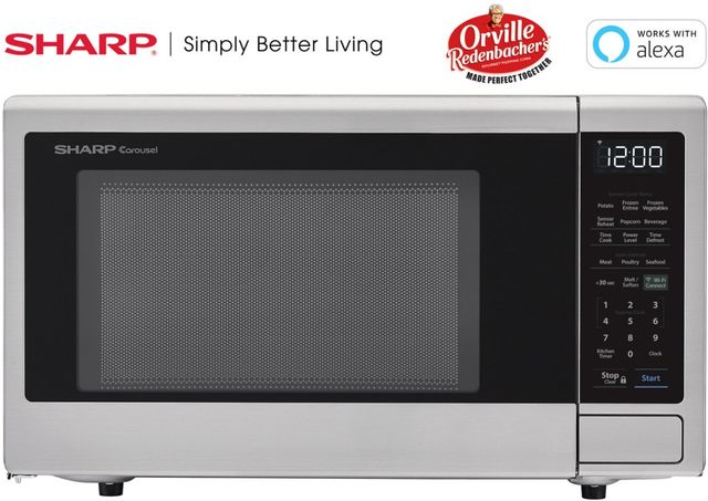 Sharp® 1.4 Cu. Ft. Stainless Steel Countertop Microwave-0