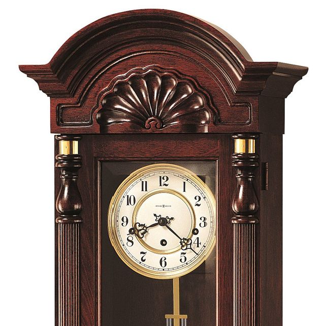 Howard Miller® Jennison Vintage Mahogany Wall Clock 1