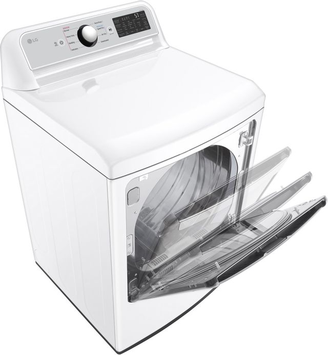 LG 7.3 Cu. Ft. White Electric Dryer-2
