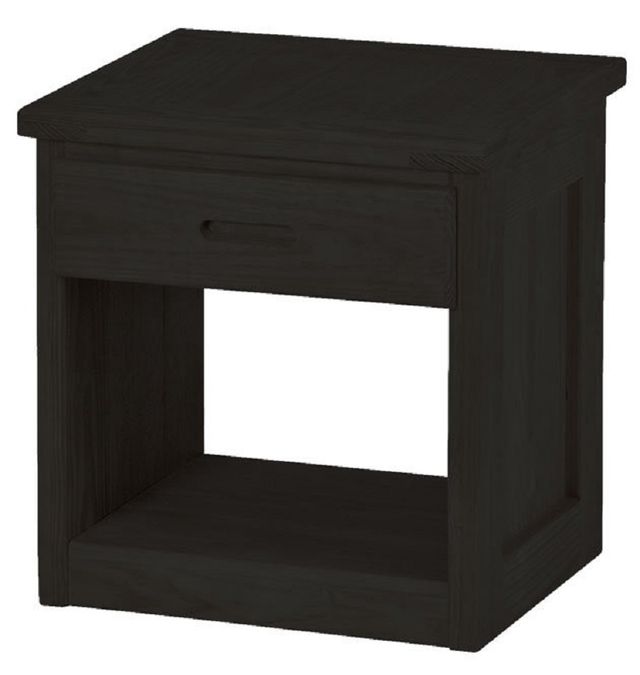 Crate Designs™ Espresso 24" Nightstand with Lacquer Finish Top Only 0