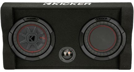 Kicker® Down-Firing 8" CompRT 2-Ohm Enclosure
