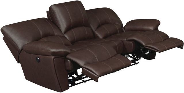 Coaster® Clifford 3 Piece Chocolate Reclining Living Room Set 6