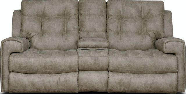 England Furniture EZ Motion Double Reclining Console Loveseat