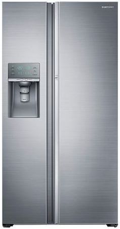 Samsung 22.0 Cu. Ft. Counter Depth Side-By-Side Refrigerator-Stainless Steel