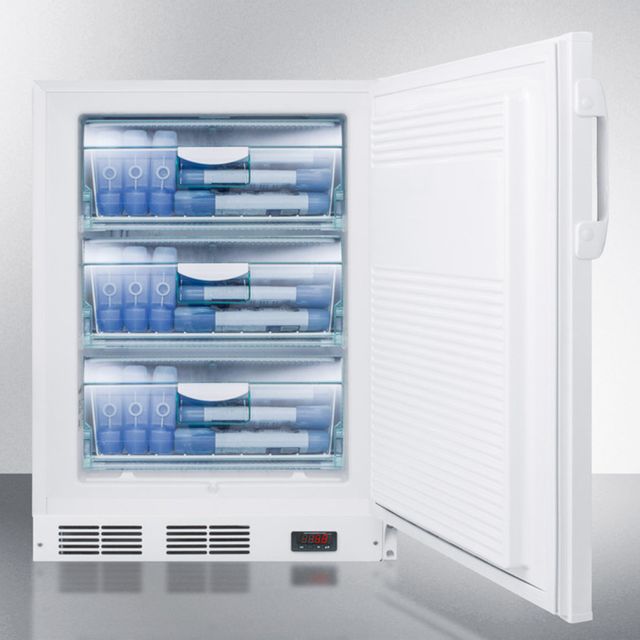 Summit® 3.2 Cu. Ft. White ADA Compliant Upright Freezer 2