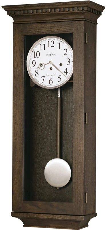 Howard Miller® Artemus Burnished Oak Wall Clock