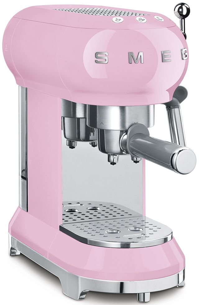 Smeg 50's Retro Style Espresso Coffee Machine-Cream 24