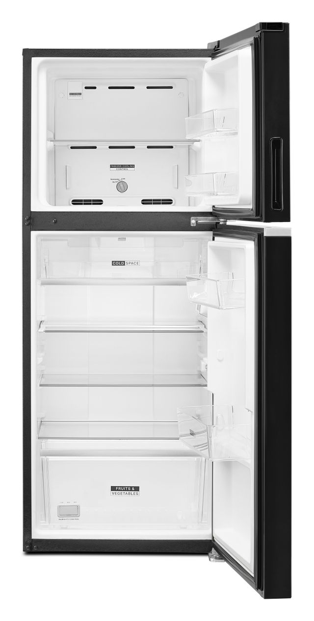 Réfrigérateur à congélateur supérieur de 24 po Whirlpool® de 11,6 pi³ - Noir 1
