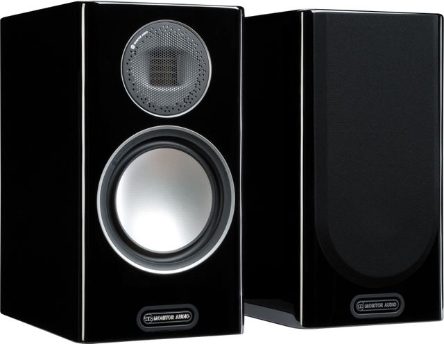 Monitor Audio Gold 100 Pair of Gloss Black Bookshelf Speakers 1