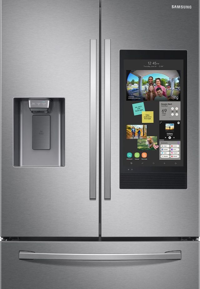 Samsung 26.5 Cu. Ft. Fingerprint Resistant Stainless Steel 3-Door French Door Refrigerator 24