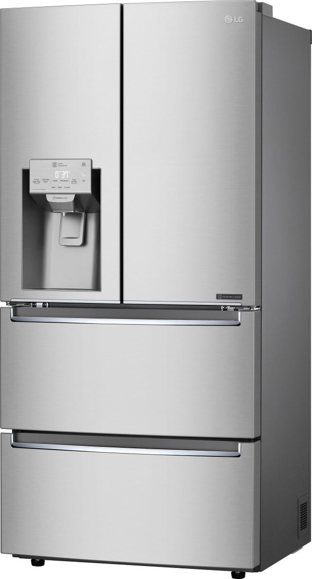 LG 33" 18.3 Cu. Ft. Smudge Resistant Stainless Steel Counter Depth French Door Refrigerator-3