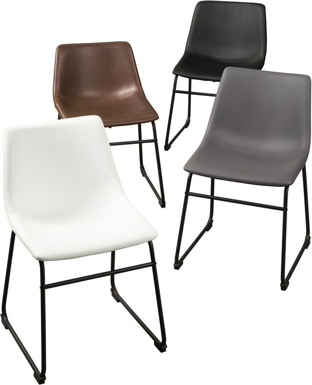 Centiar Brown/Black Dining Upholstered Side Chair 8