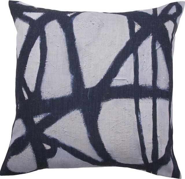 Renwil® Hinson Black & White 20" x 20" Decorative Pillow