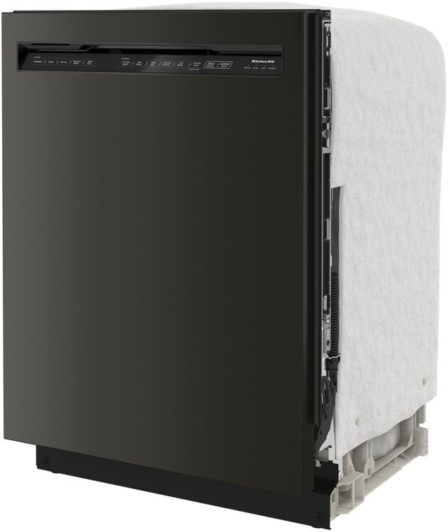 KitchenAid® 24" PrintShield™ Black Stainless Steel Built In Dishwasher 4