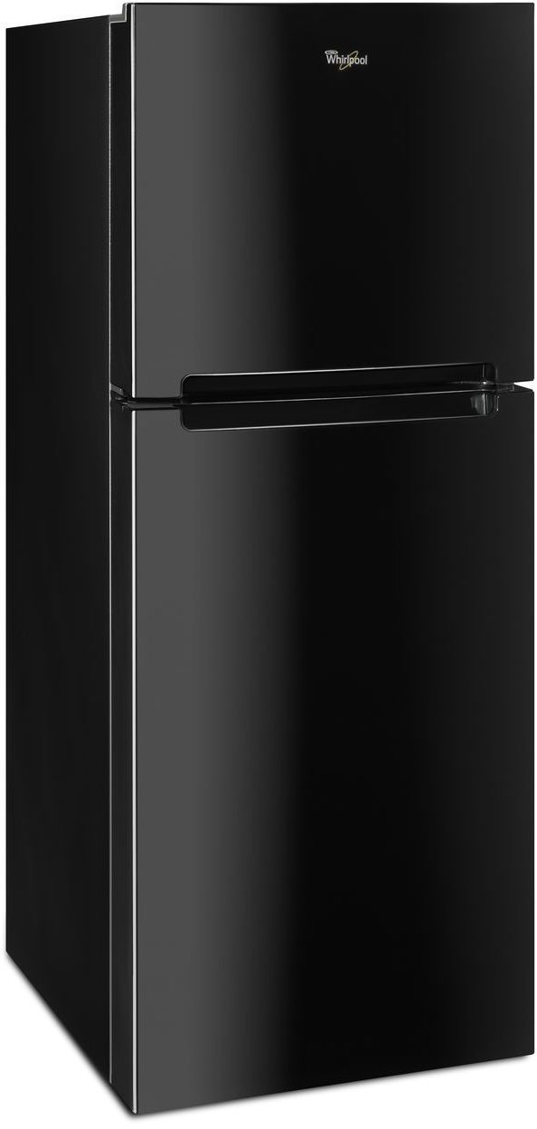 Whirlpool® 11.0 Cu. Ft. Top Freezer Refrigerator-Monochromatic Stainless Steel 1
