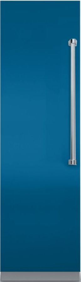 Viking® 7 Series 8.4 Cu. Ft. Alluvial Blue Fully Integrated Left Hinge All Freezer with 5/7 Series Panel