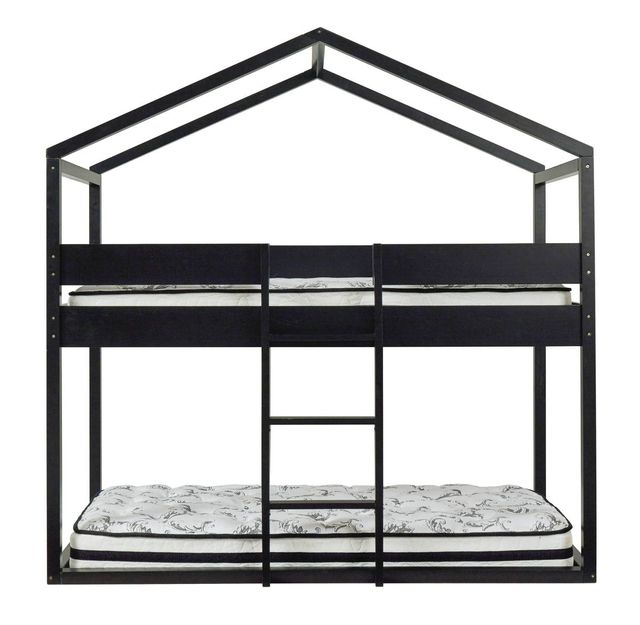 Signature Design by Ashley® Flannibrook Black Twin/Twin Loft Bed-3