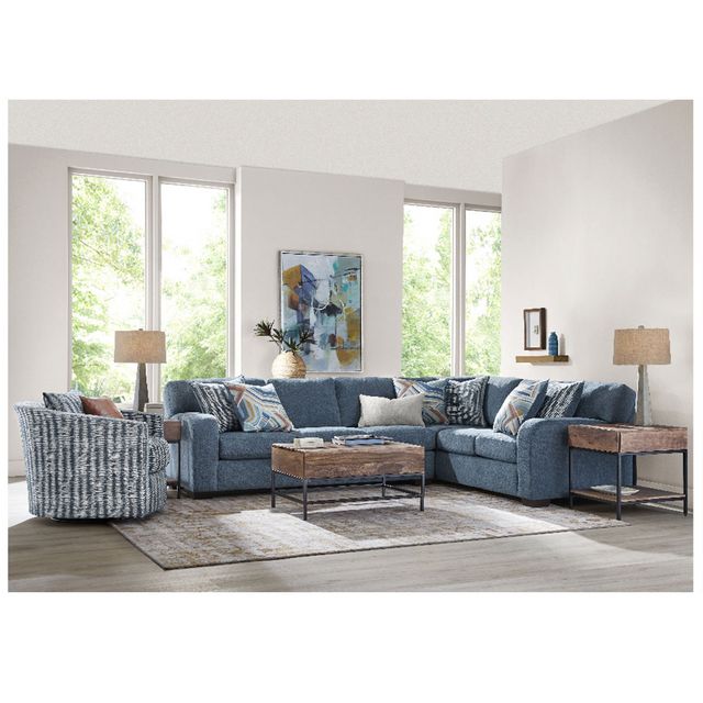 Sienna Way Blue 2 Piece Sectional-3