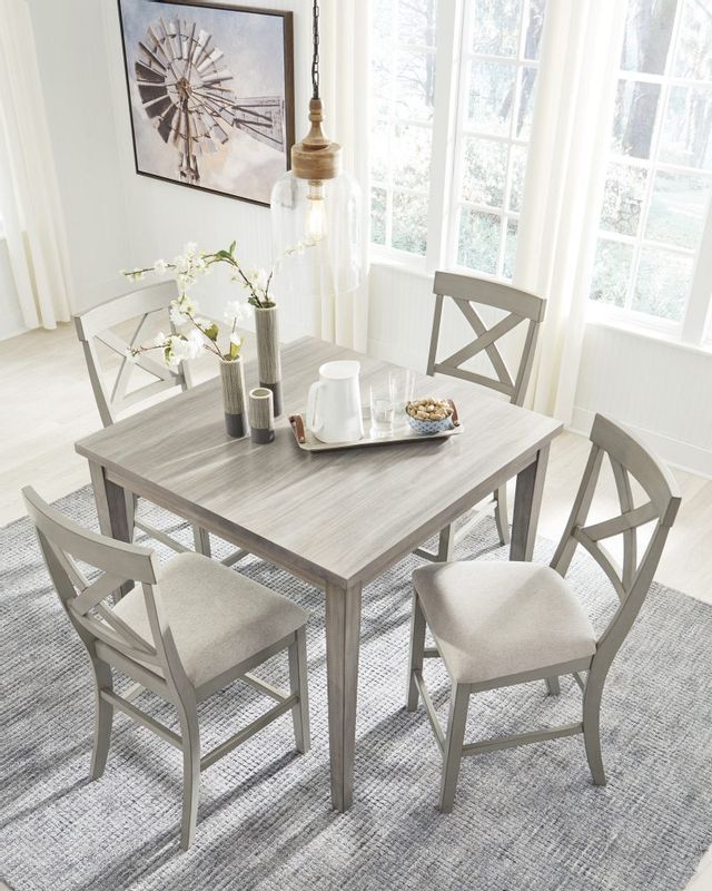Signature Design by Ashley® Parellen Gray Counter Height Dining Table 3