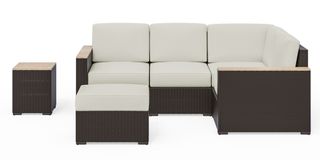 homestyles® Palm Springs 3-Piece Brown Sectional Set