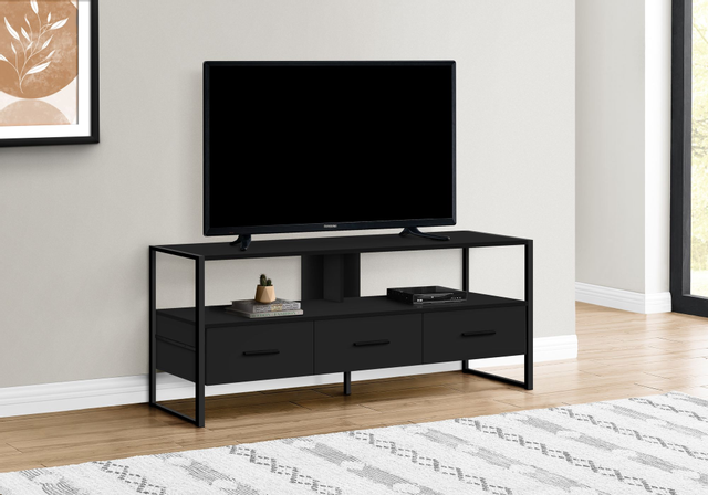 Tv Stand, 48 Inch, Console, Media Entertainment Center, Storage Drawers ...