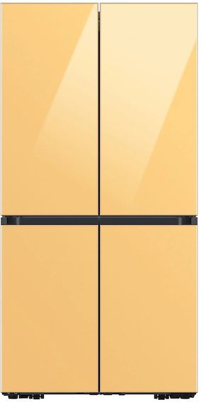 Samsung Bespoke Flex™ 18" Sunrise Yellow Glass French Door Refrigerator Bottom Panel 3