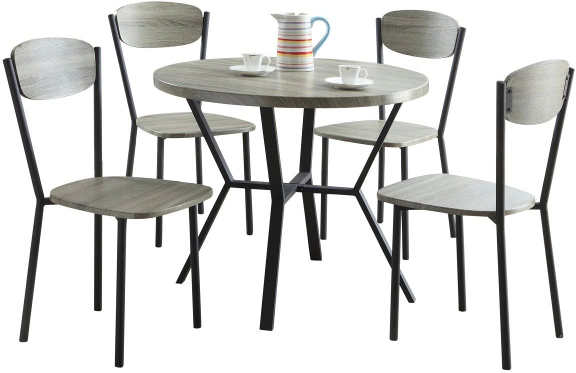 round rattan dining set