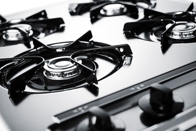 Summit® 24" Chrome Gas Cooktop 1