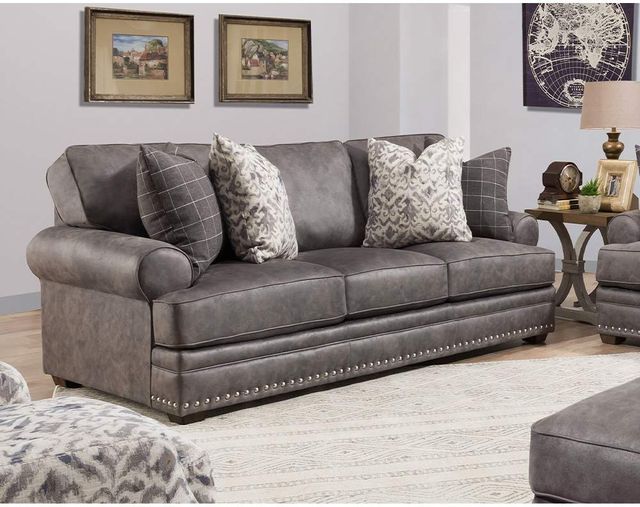 Franklin™ McClain Steel Gray Sofa-1