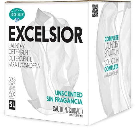Excelsior HE Detergents 5L Unscented Laundry Detergent