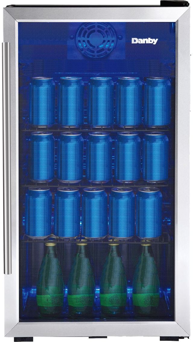 Danby® 3.1 Cu. Ft. Stainless Steel Beverage Center 3