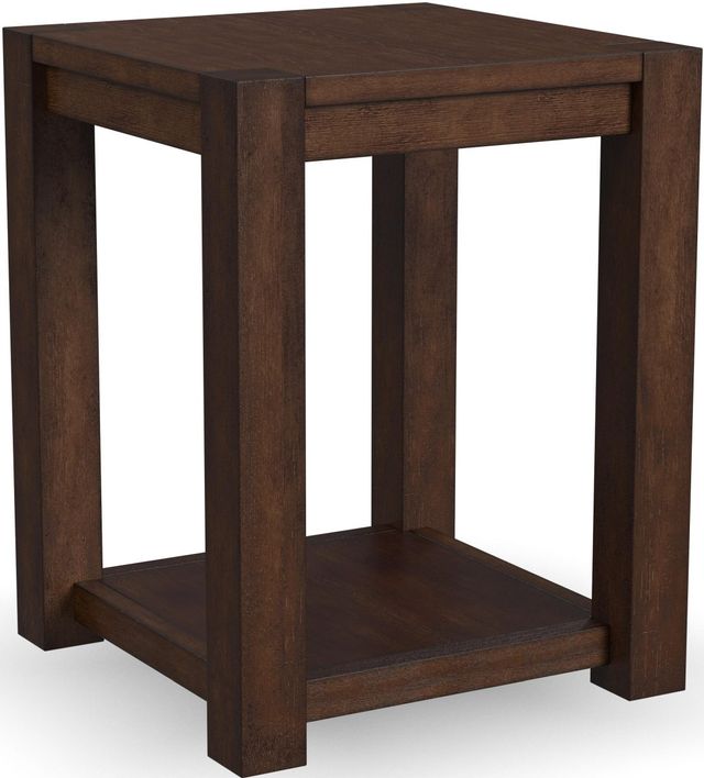 Flexsteel® Boulder Brown Chairside Table