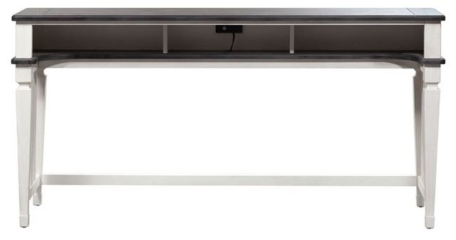 Liberty Furniture Allyson Park Wire Brushed White Console Bar Table 1