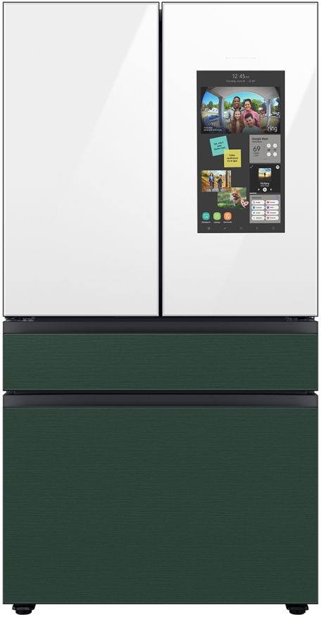 Samsung Bespoke 18" White Glass French Door Refrigerator Top Panel 1