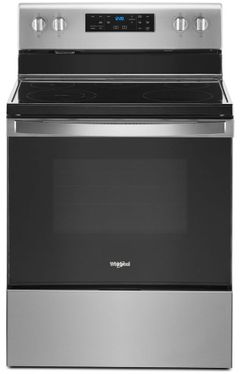 Whirlpool® 30" Stainless Steel Free Standing Electric Range-WFE525S0JS