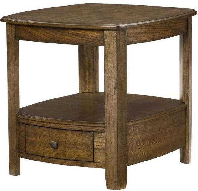 Hammary® Primo Brown Rectangular End Table-0