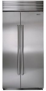 Sub-Zero 20.2 Cu. Ft. Built In Side-by-Side Refrigerator-Stainless Steel