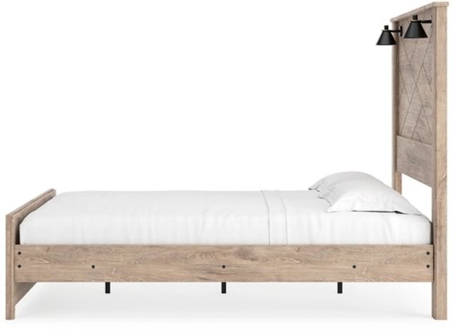 Grand lit à panneaux Senniberg de Signature Design by Ashley® - Brun clair  6