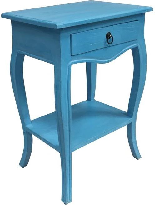 StyleCraft Blue Tiffany Side Table | Fischer Furniture | Rapid City, SD