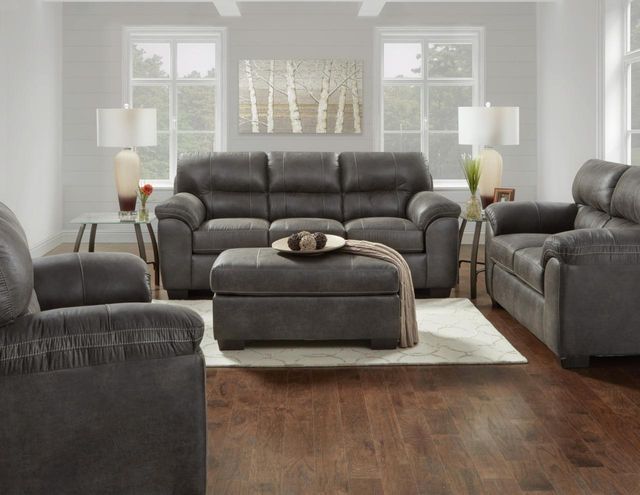 Signature Design by Ashley® Jarreau 2-Piece Gray Living Room Set
