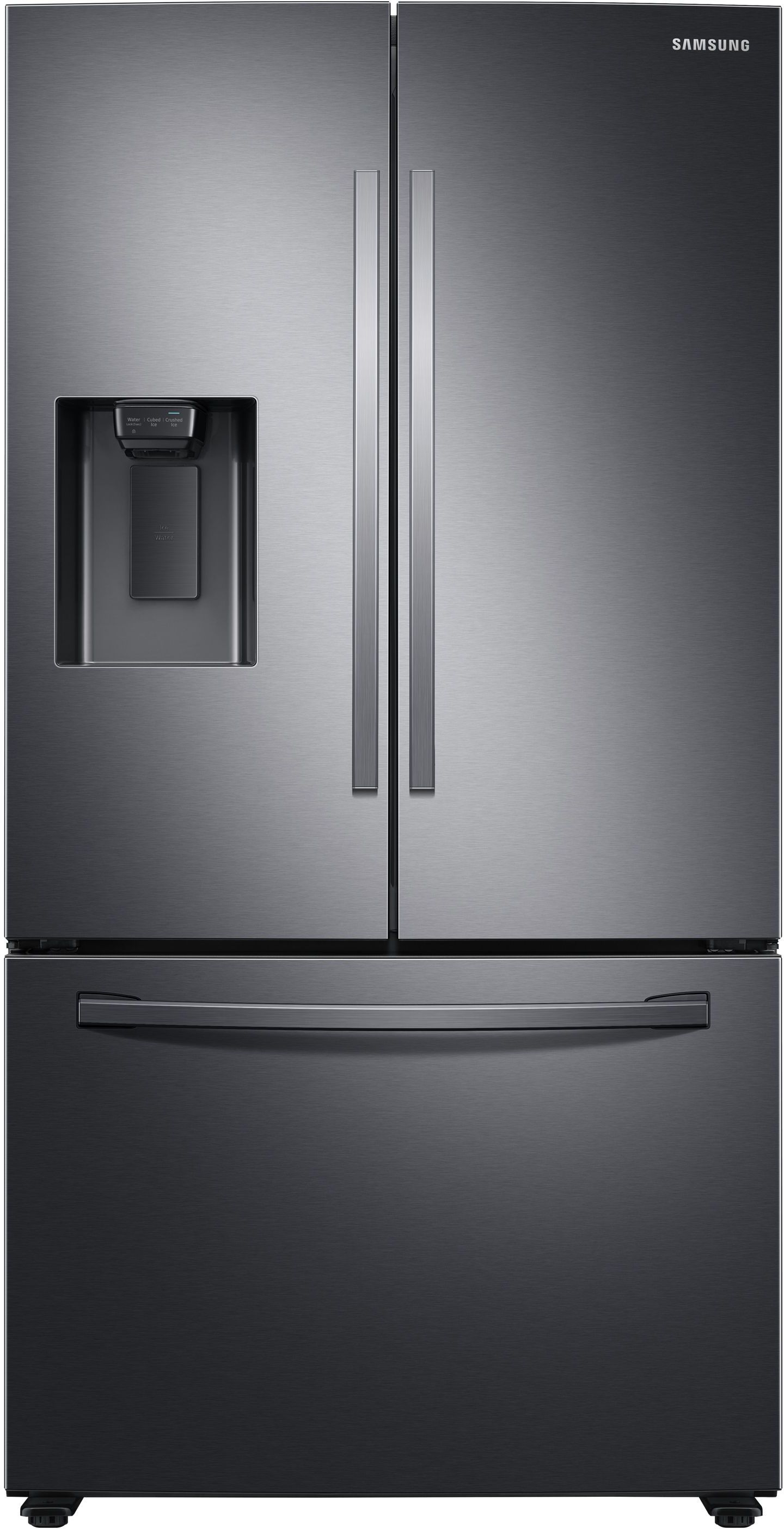 Samsung 27.0 Cu. Ft. Fingerprint Resistant  Black Stainless Steel French Door Refrigerator