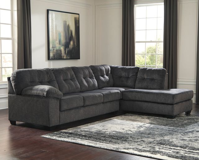 Signature Design by Ashley® Accrington 2-Piece Granite Sectional with Chaise-1
